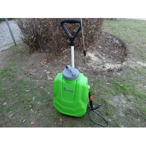 Акумулаторна пръскачка на количка GARDENIA с 5 м маркуч, 16 л, 12 V